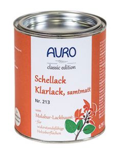 AURO Schellack Klarlack samtmatt Nr 213