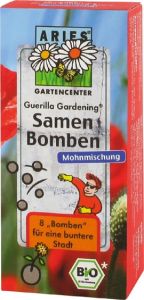 Guerillia Gardening Samenbomben Mohnmischung