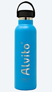 Alvito Isolierflasche aus Edelstahl blau