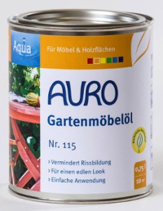 AURO Gartenmöbelöl Aqua Nr 115