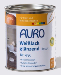 AURO Weißlack CLASSIC glänzend  Nr 935