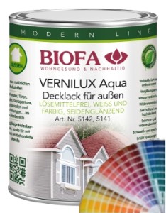 Biofa VERNILUX Aqua Decklack farbig außen lösemittelfrei