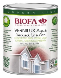 Biofa VERNILUX Aqua Decklack weiß außen lösemittelfrei